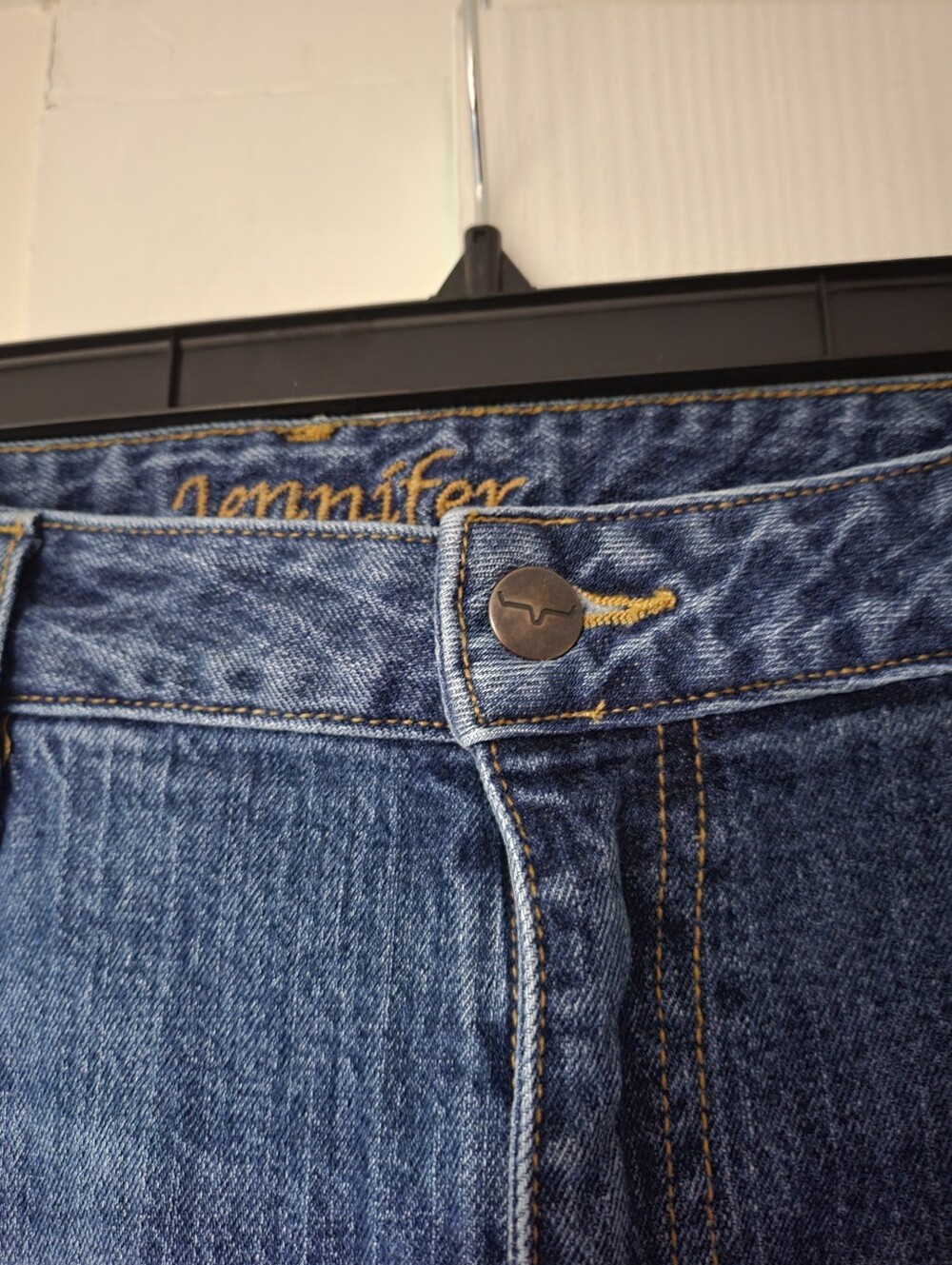 Kimes Ranch Womens Jennifer Ultra High Rise Wide Flare Mid Wash Jeans Size 16 30 - Picture 8 of 12